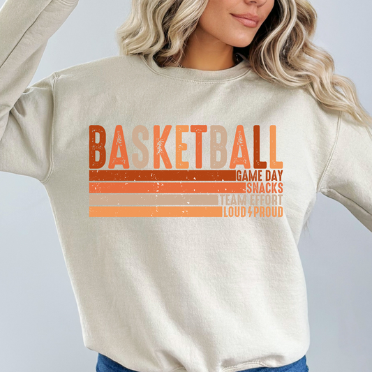 Basketball Full Color DTF Transfer