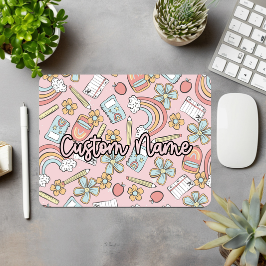 School Theme Personalized Mouse Pad