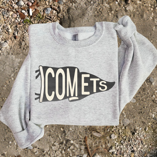 Comets Pendant Flag Full Color DTF Transfer