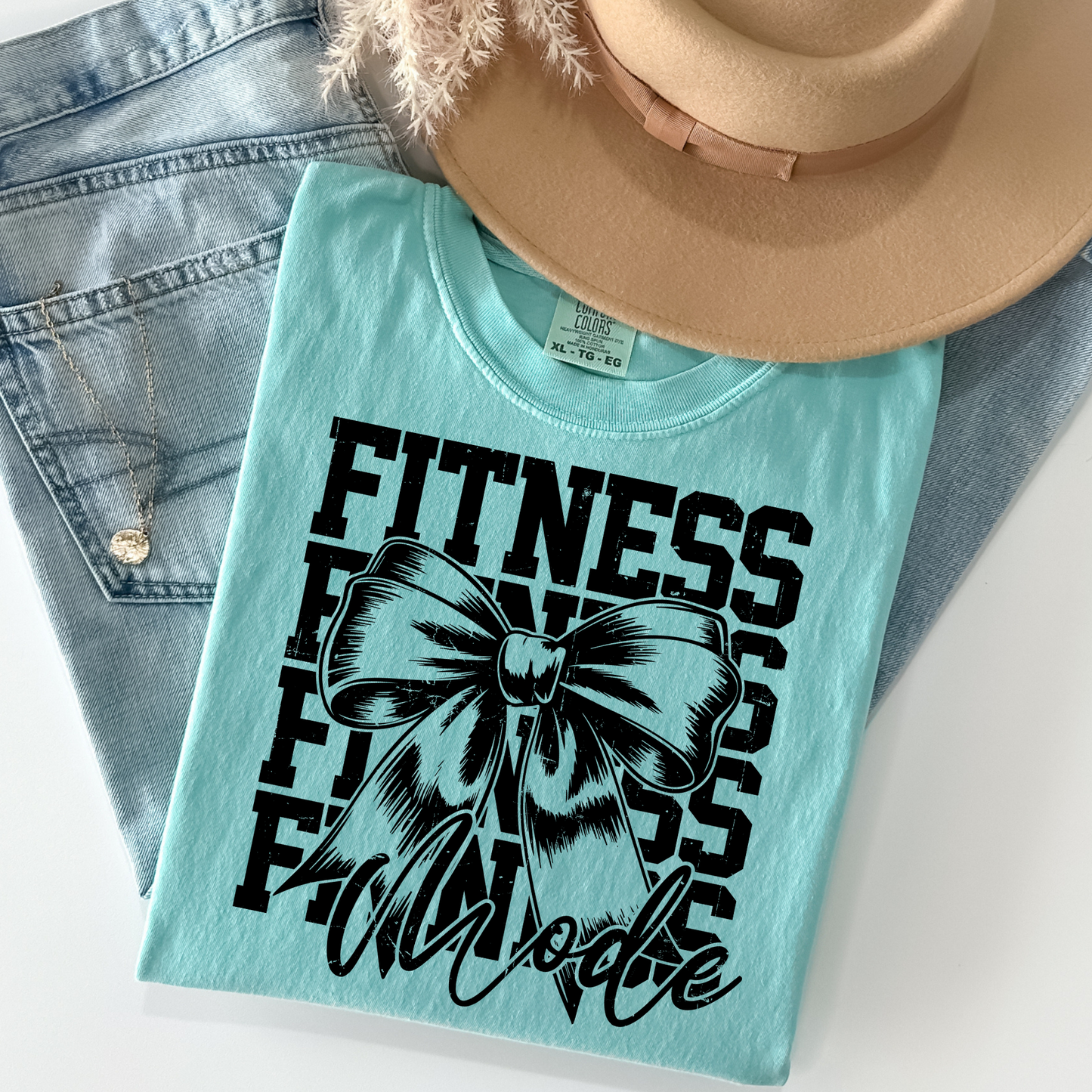 Fitness Mode (Bow) Full Color DTF Transfer