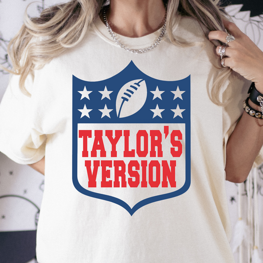 Taylors Version Chiefs Full Color DTF Transfer