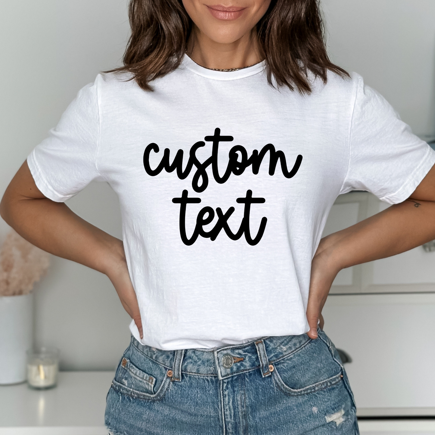 Custom Text (COLOR CHANGEABLE) Full Color DTF Transfer