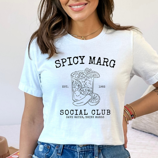 Spicy Marg Social Club Full Color DTF Transfer