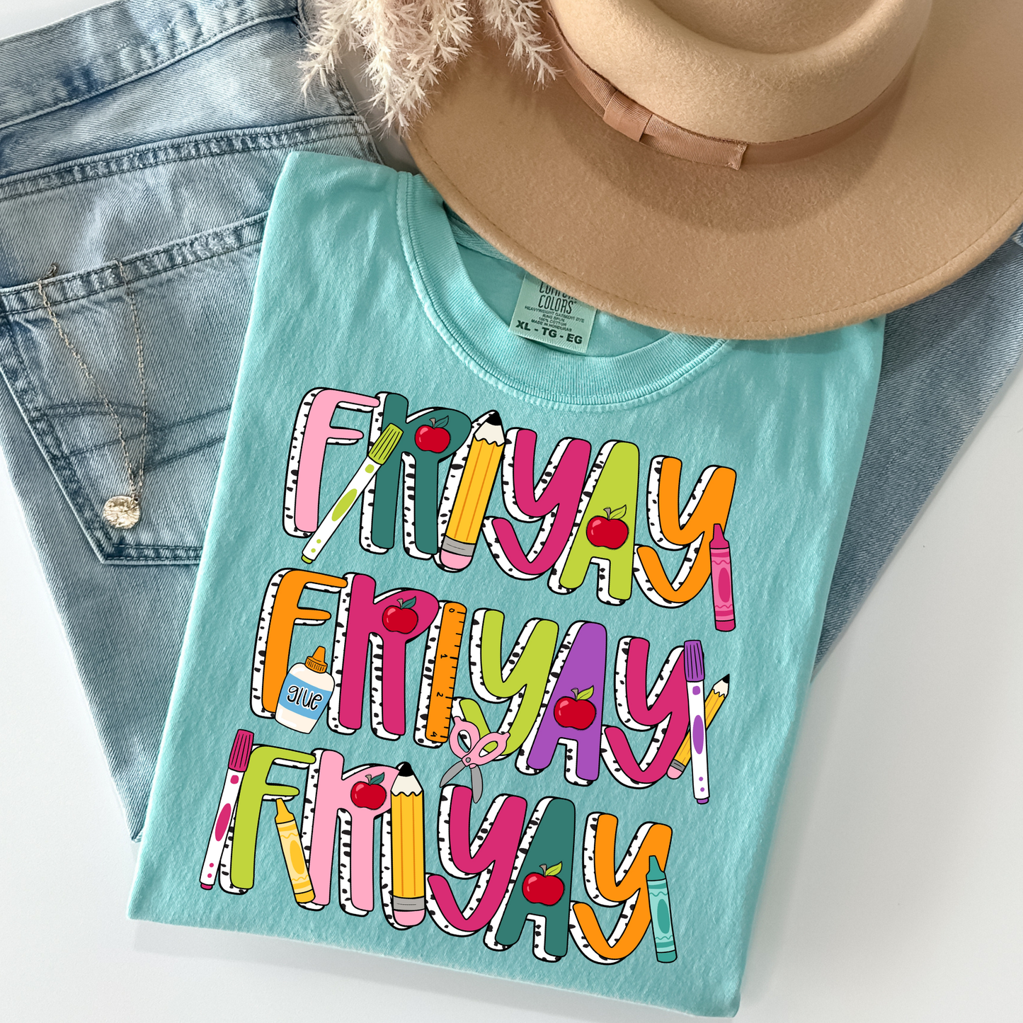 Friyay (Repeat) Full Color DTF Transfer