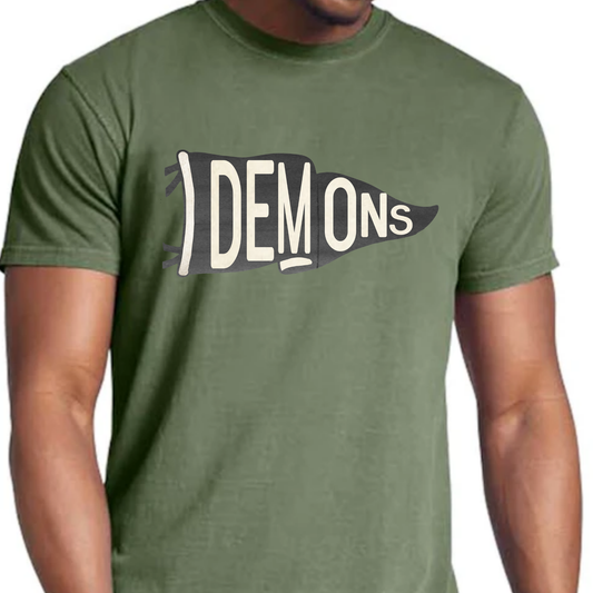 Demons Flag Full Color DTF Transfer