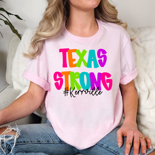 Texas Strong #Kerrville *KERR COUNTRY FLOOD - FUNDRAISER* Full Color DTF Transfer