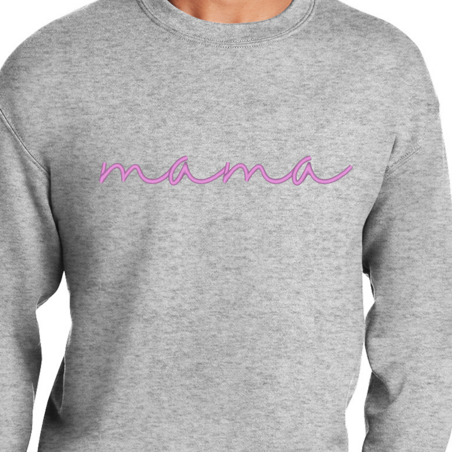 Embroidered Mama Sweatshirt (Gildan)