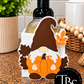 Fall Gnome Interchangeable Soap Holder (Multi Soap Bottle Options)