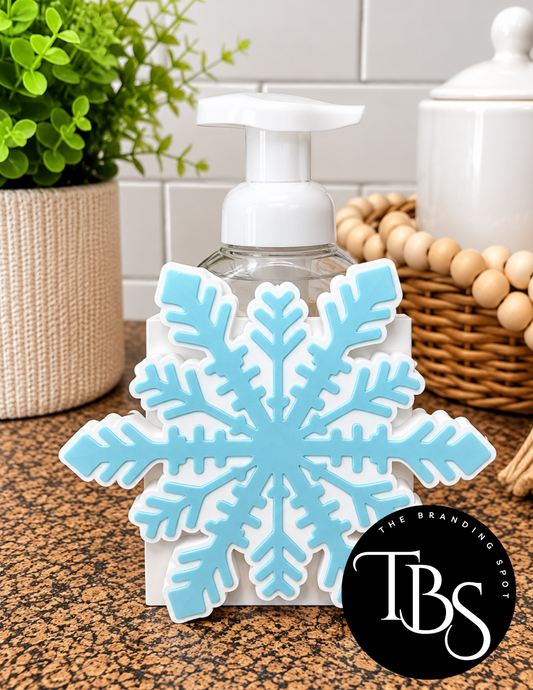 Snowflake Interchangeable Soap Holder (Multi Soap Bottle Options)