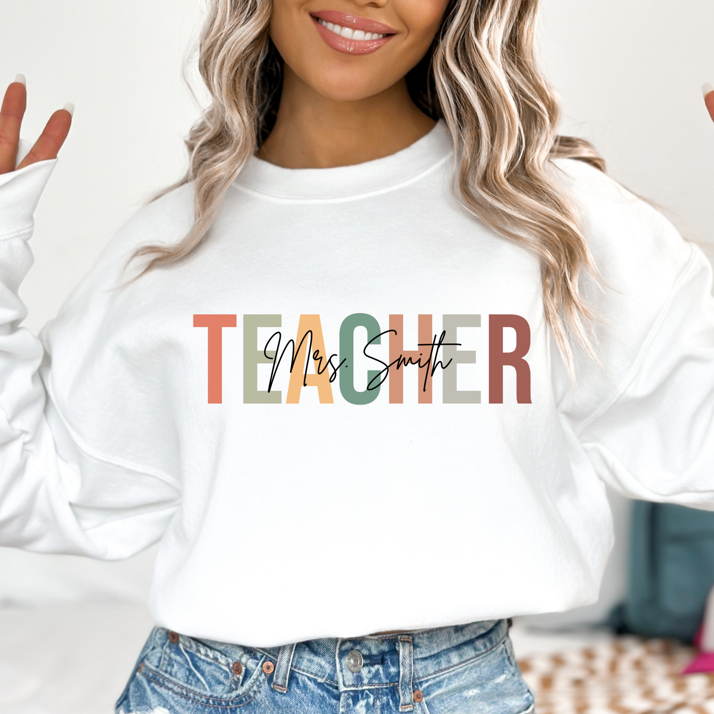 Personalized Teacher Full Color DTF Transfer