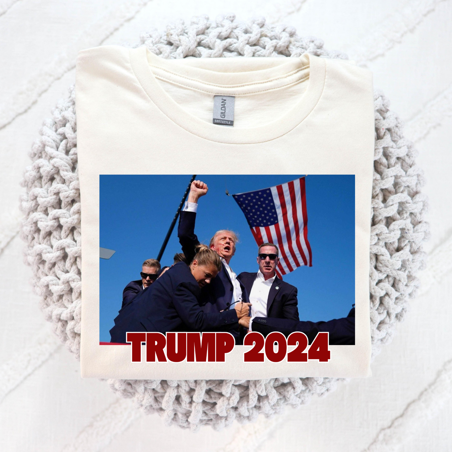 Trump 2024  (Assassination Attempt Trump Rally 2024) Full Color DTF Transfer