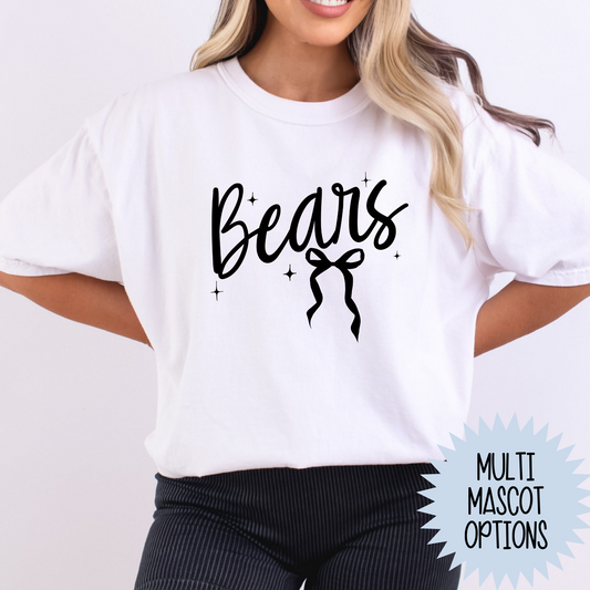 Mascot Bow (MULTI MASCOT OPTIONS) Full Color DTF Transfer
