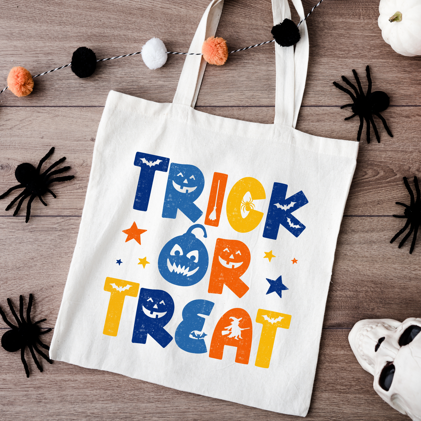 Trick or Treat Bags (Boy/Girl Color Theme Option)