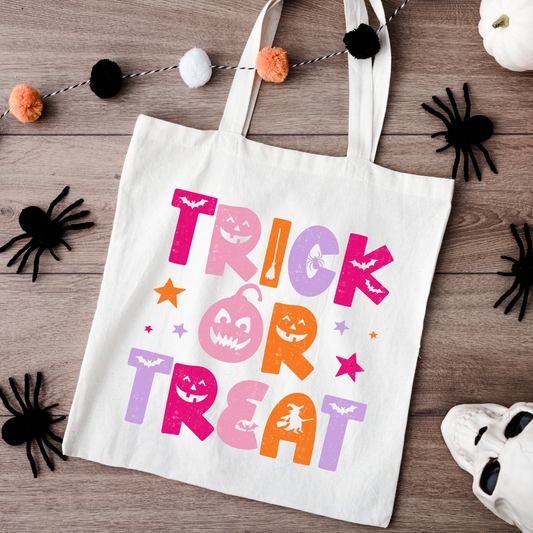 Trick or Treat Bags (Boy/Girl Color Theme Option)