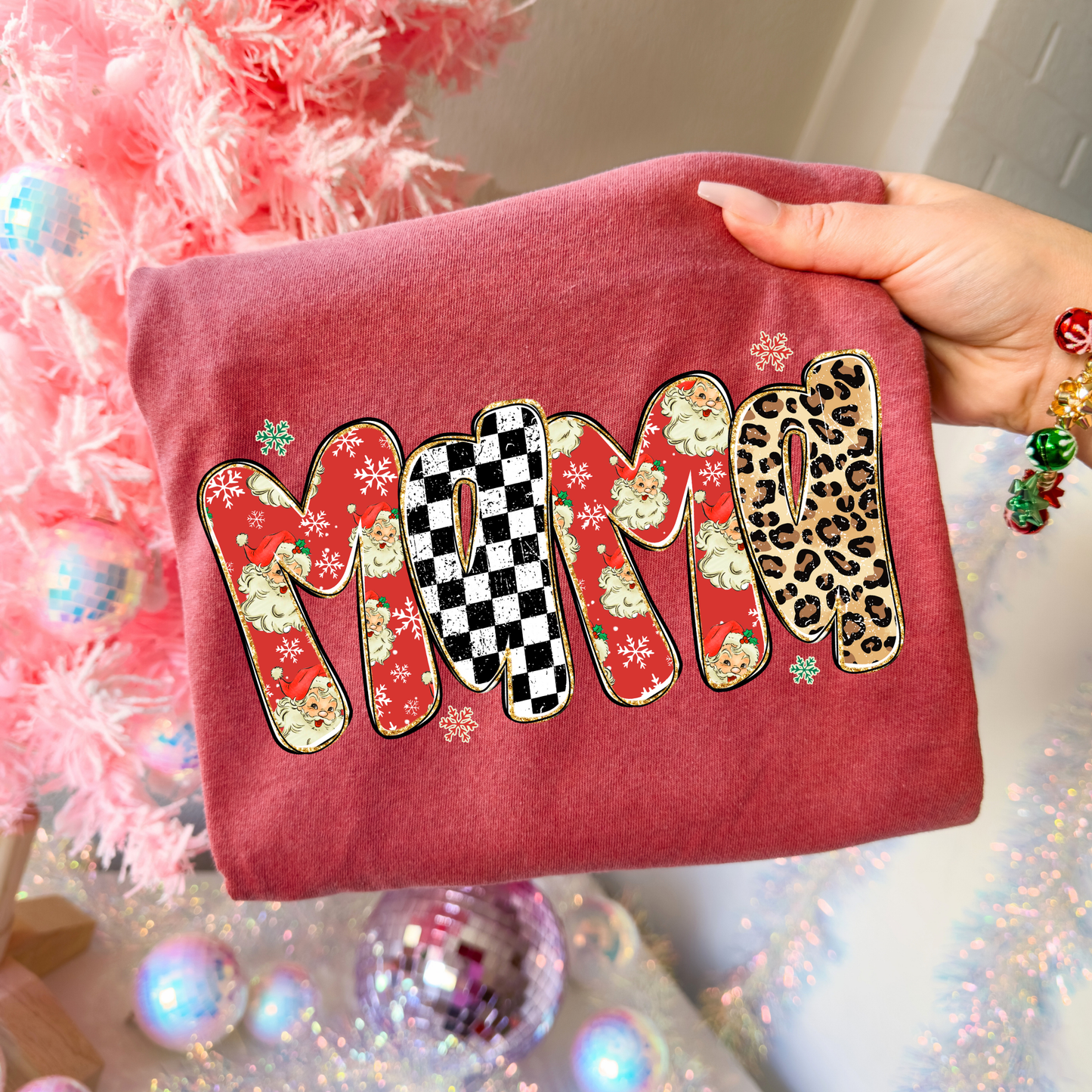Mama (Santa/Checkered/Leopard) Full Color DTF Transfer