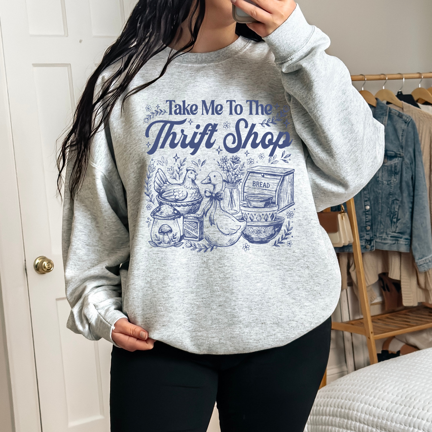 Take Me To The Thrift Store Full Color DTF Transfer