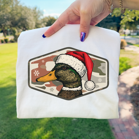 Christmas Duck Full Color DTF Transfer