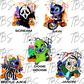 Stitch In Horror Costume (MULTI OPTIONS) Full Color DTF Transfer