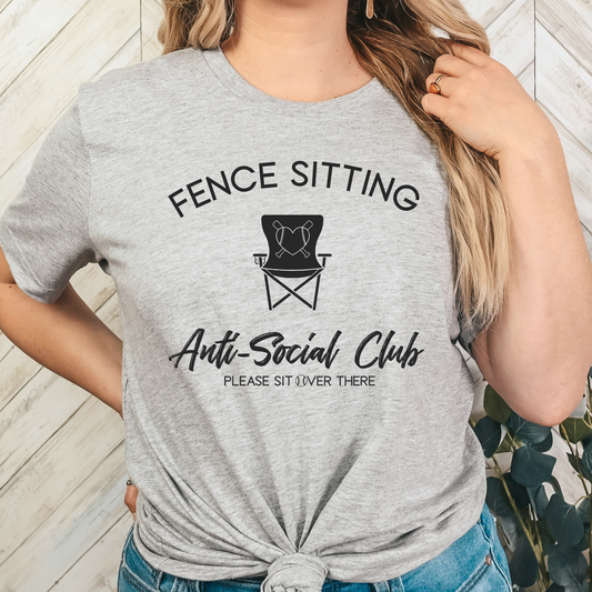 Fence Sitting Anti- Social Club Full Color DTF Transfer