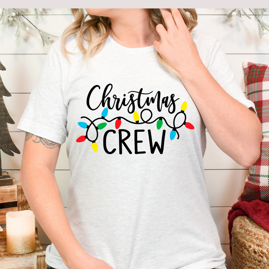 Christmas Crew (Christmas Lights) Full Color DTF Transfer