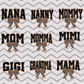Leopard Bow Mama (Option Name Options See Page 2) Full Color DTF Transfer