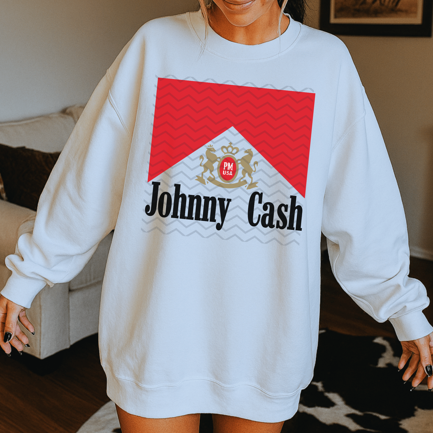 SUBLIMATED Cig Inspired Design (Multi Design Options) Gildan Sweatshirt