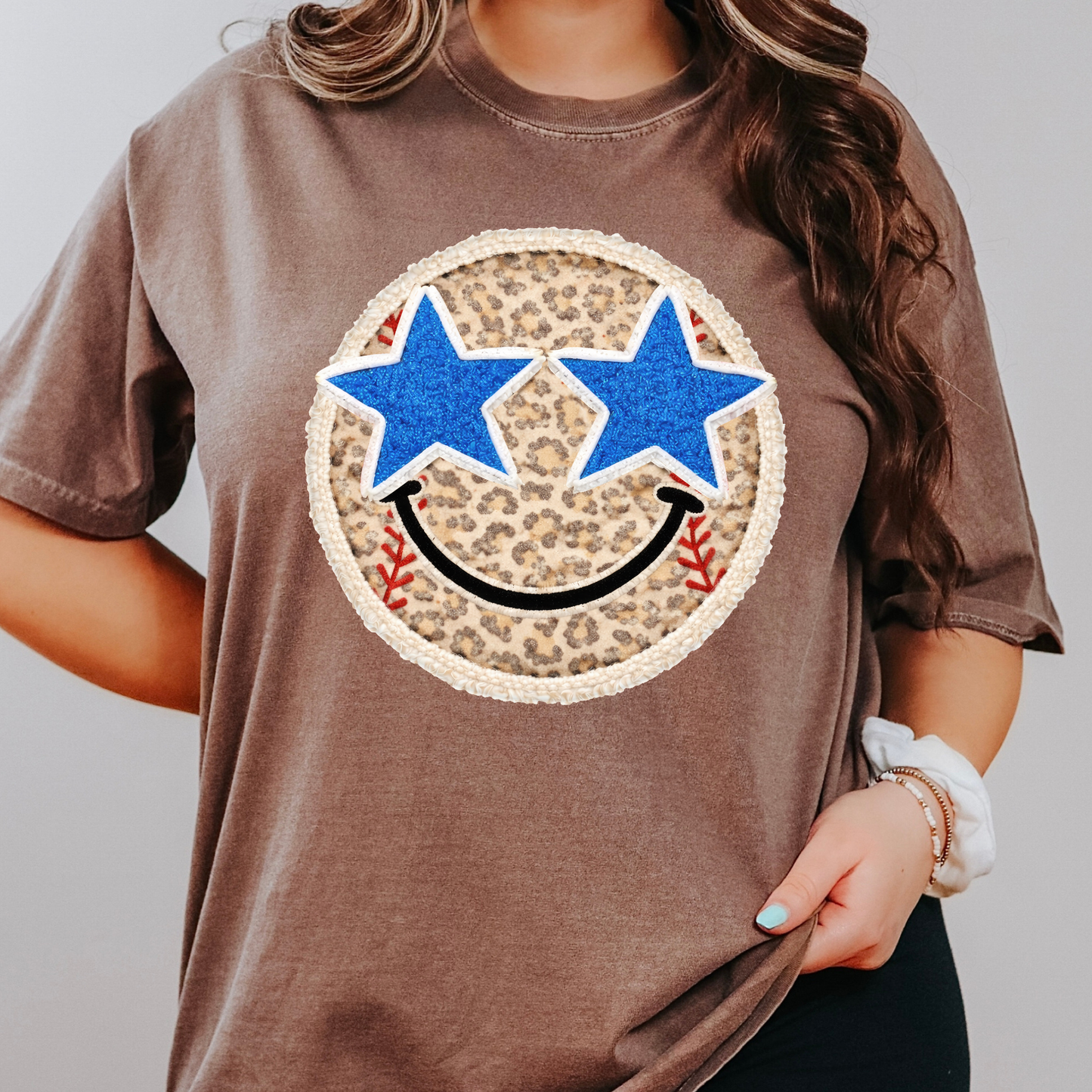Leopard Baseball Full Color DTF Transfer