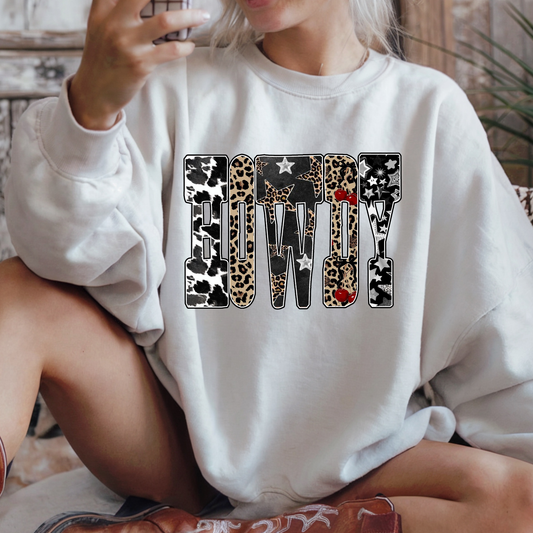 Howdy Full Color DTF Transfer