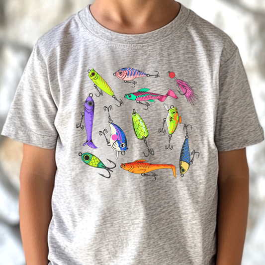 Fishing Lures Full Color DTF Transfer