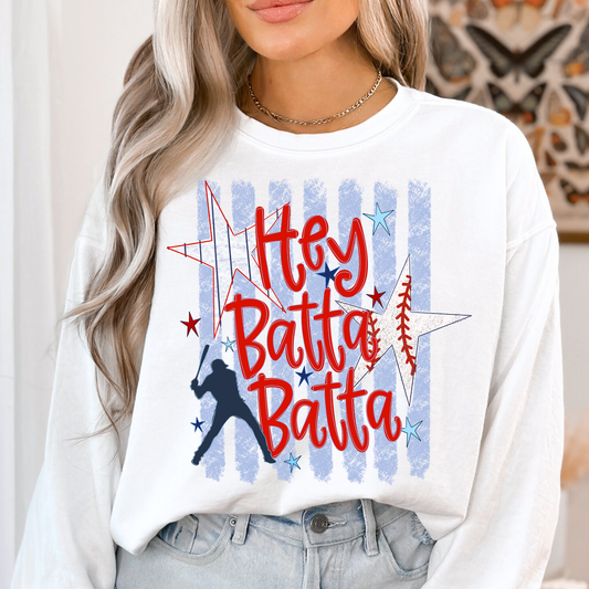 Hey Batta Batta Full Color DTF Transfer