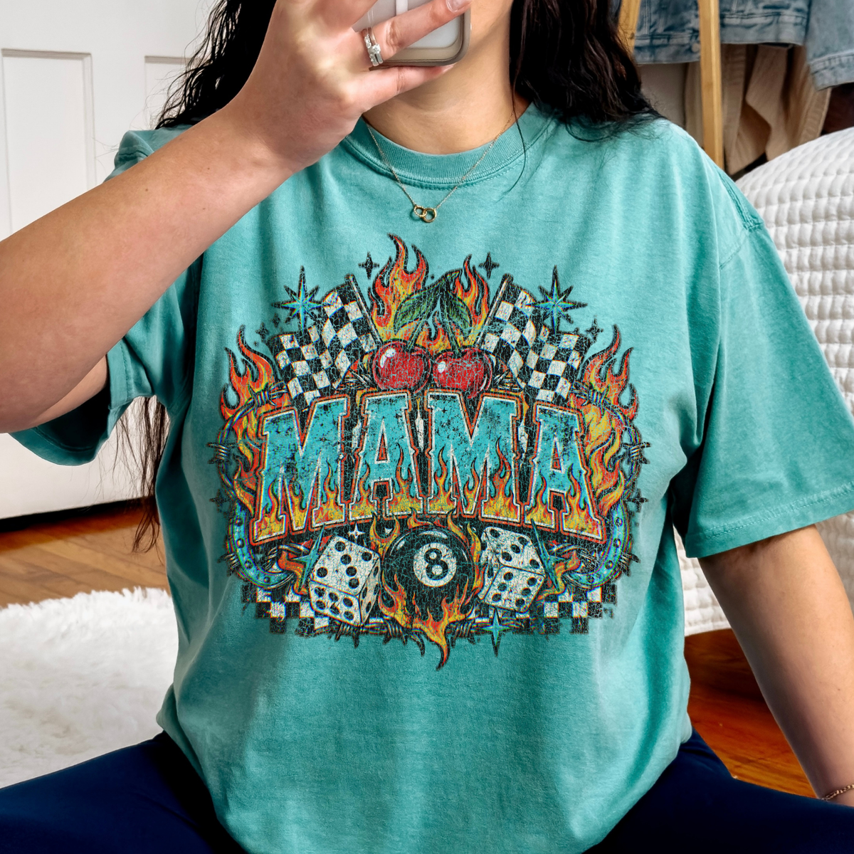 Mama Grunge Full Color DTF Transfer