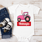 Personalized Valentine's (Boy/Girl Options)Tractor Full Color DTF Transfer