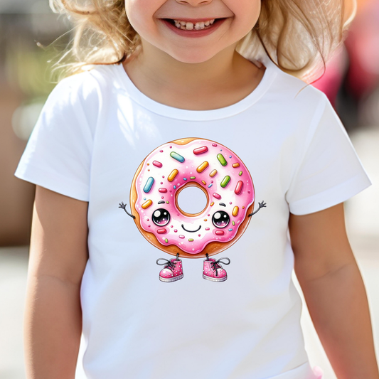 Donut Character Full Color DTF Transfer
