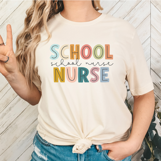 School Nurse (Muted Colors) Full Color DTF Transfer