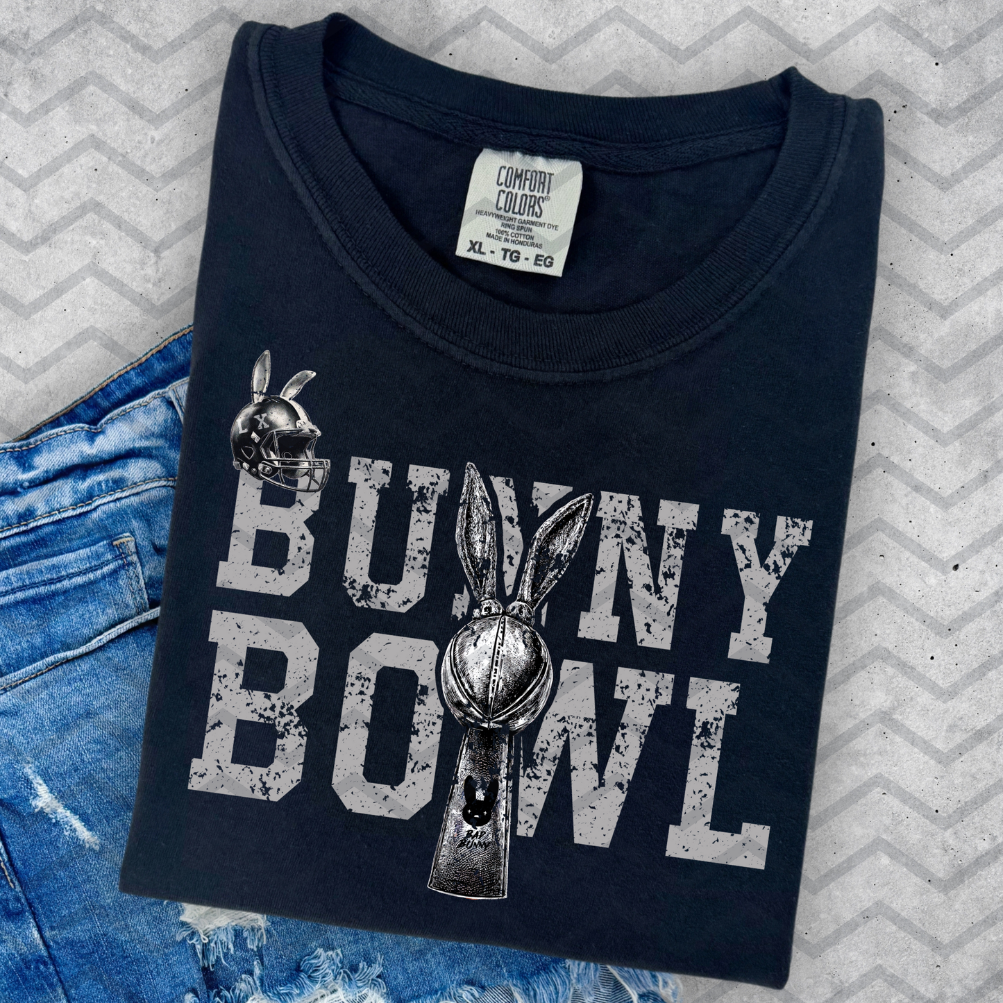 Bunny Bowl - Trophy (LIX) Full Color DTF Transfer