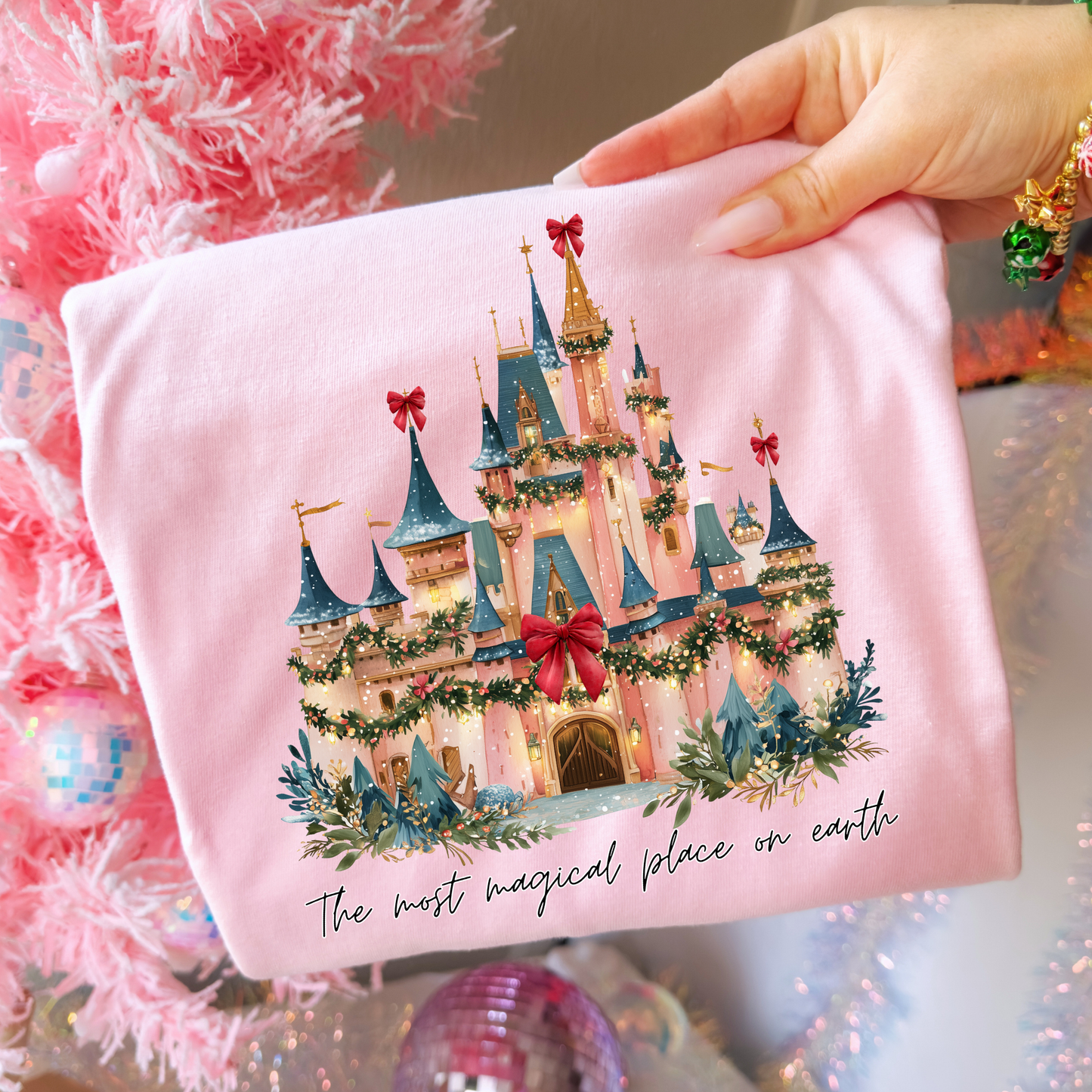 This Most Magical Place On Earth (Christmas Castle) Full Color DTF Transfer