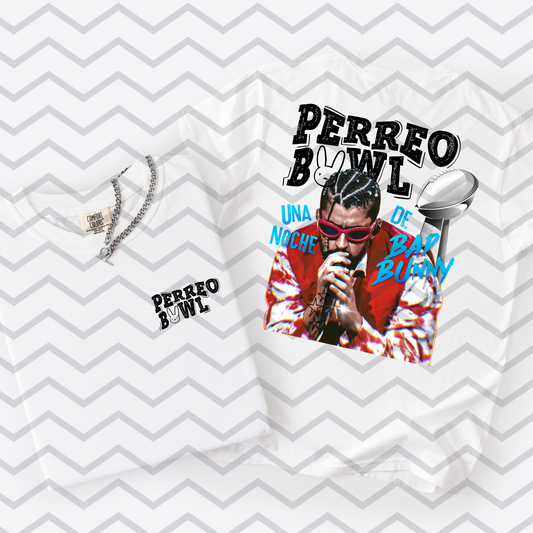 Perreo Bowl (Front/Back Options - Bunny Bowl LIX) Full Color DTF Transfer