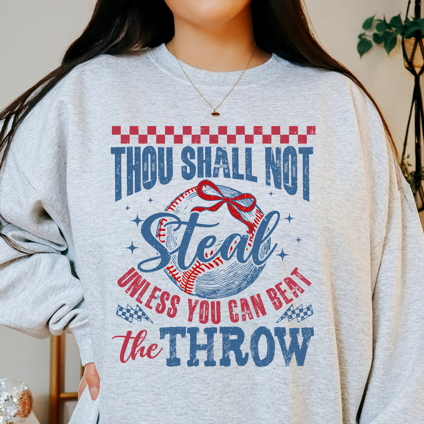 Thou Shall Not Steal Unless... Full Color DTF Transfer