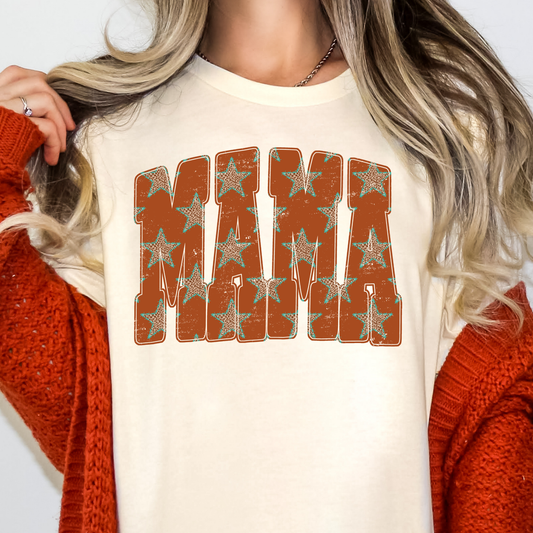 Mama (Leopard Star) Full Color DTF Transfer