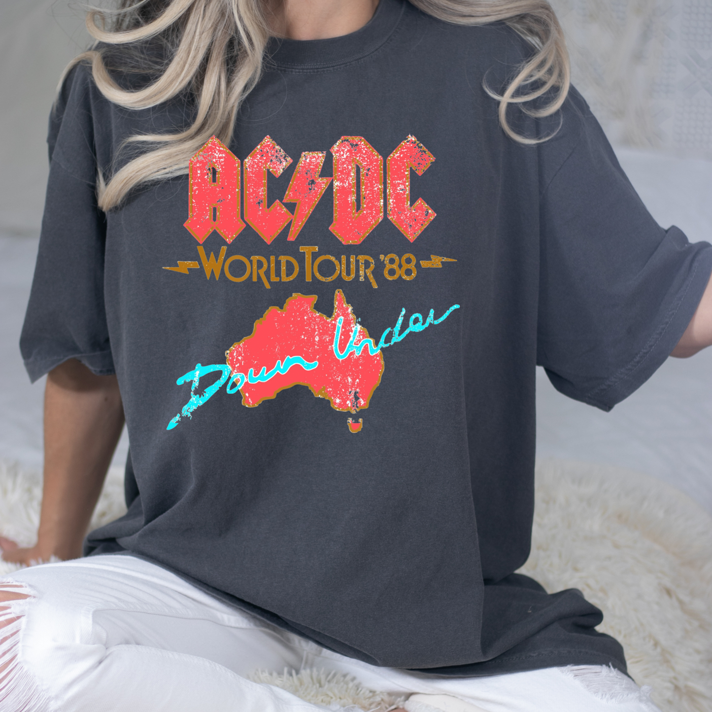 ACDC Down Under Full Color DTF Transfers