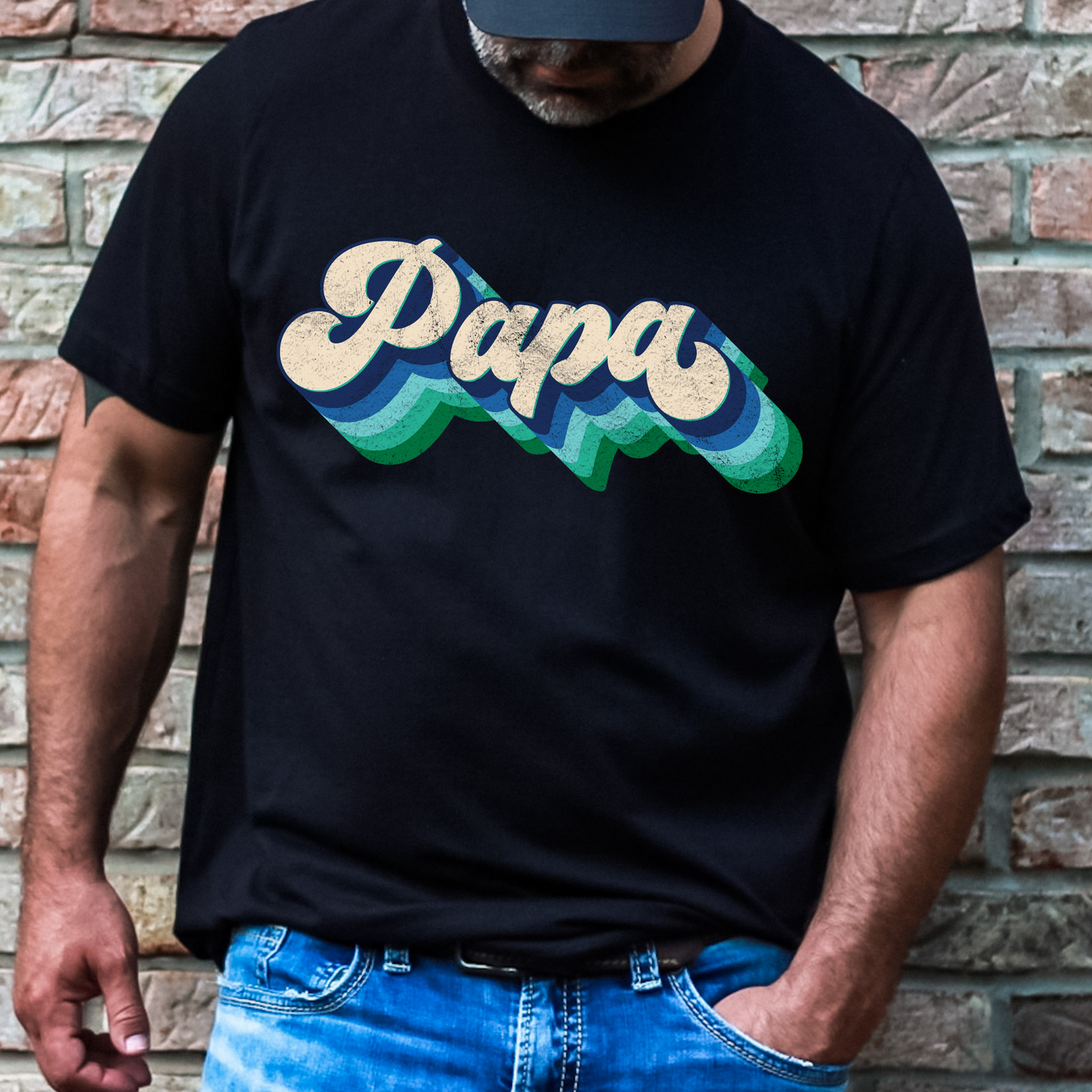 Papa Full Color DTF Transfer