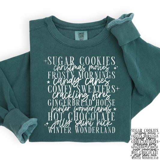 Christmas Things Full Color DTF Transfer