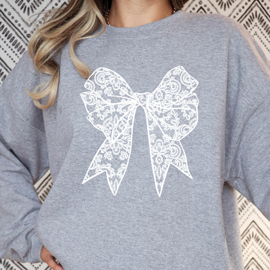 Bow (Faux Lace) Full Color DTF Transfer