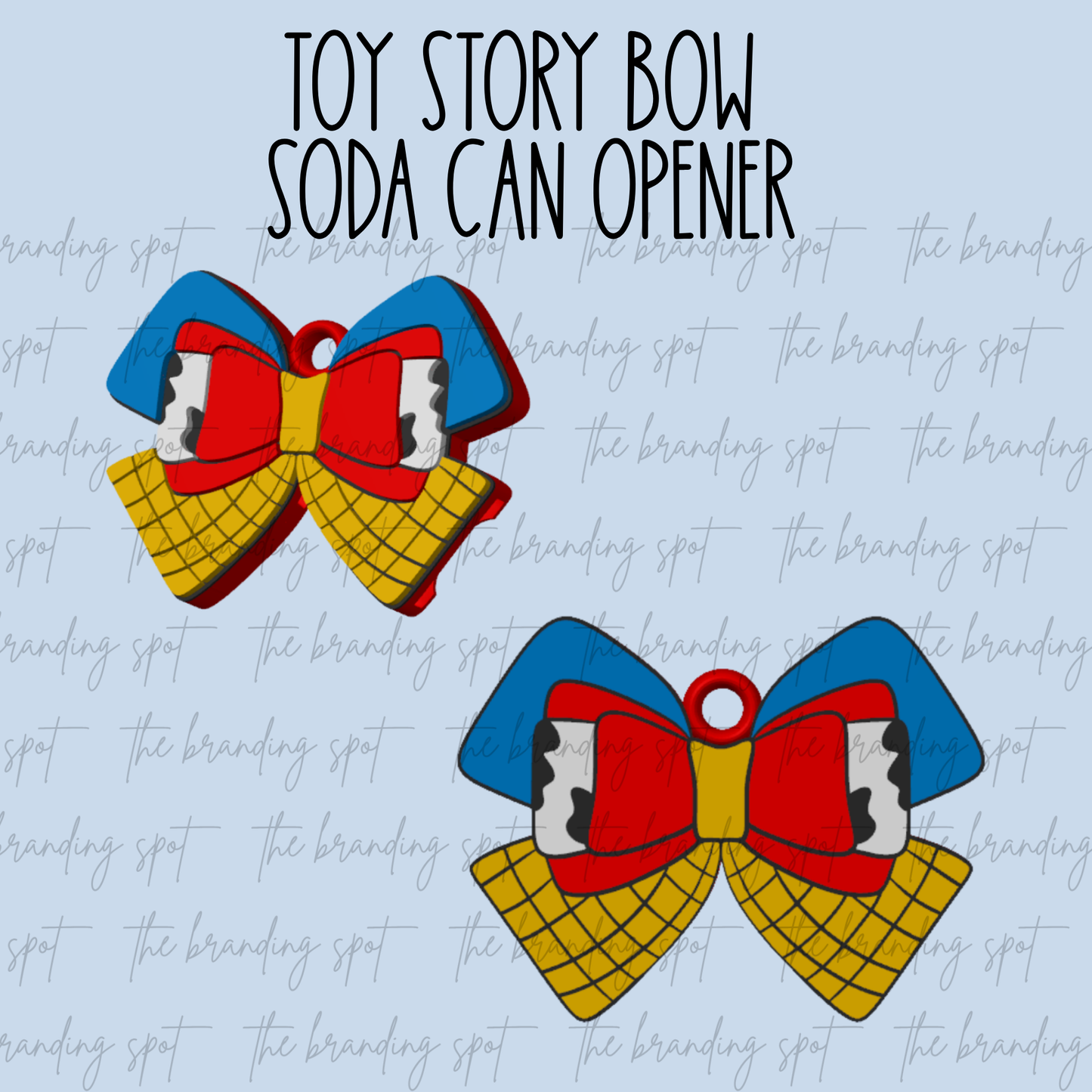 Toy Story Bow Soda Can Tab Opener Keychain