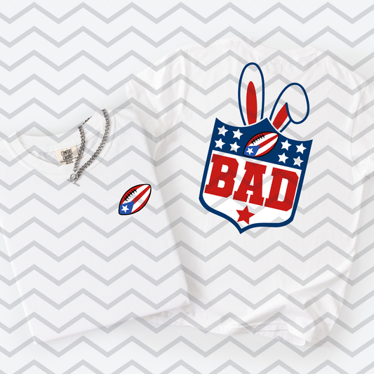 Bad Bunny Shield (Bunny Bowl LIX) Full Color DTF Transfer