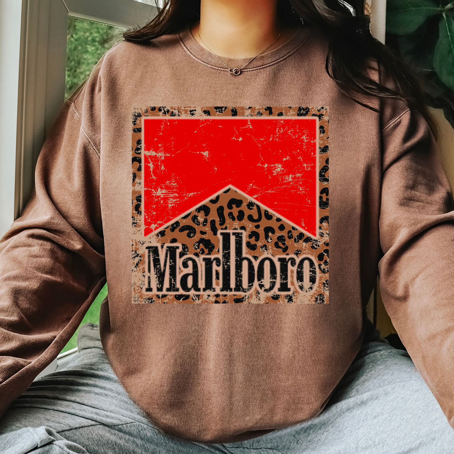 Leopard Marlboro Full Color DTF Transfer