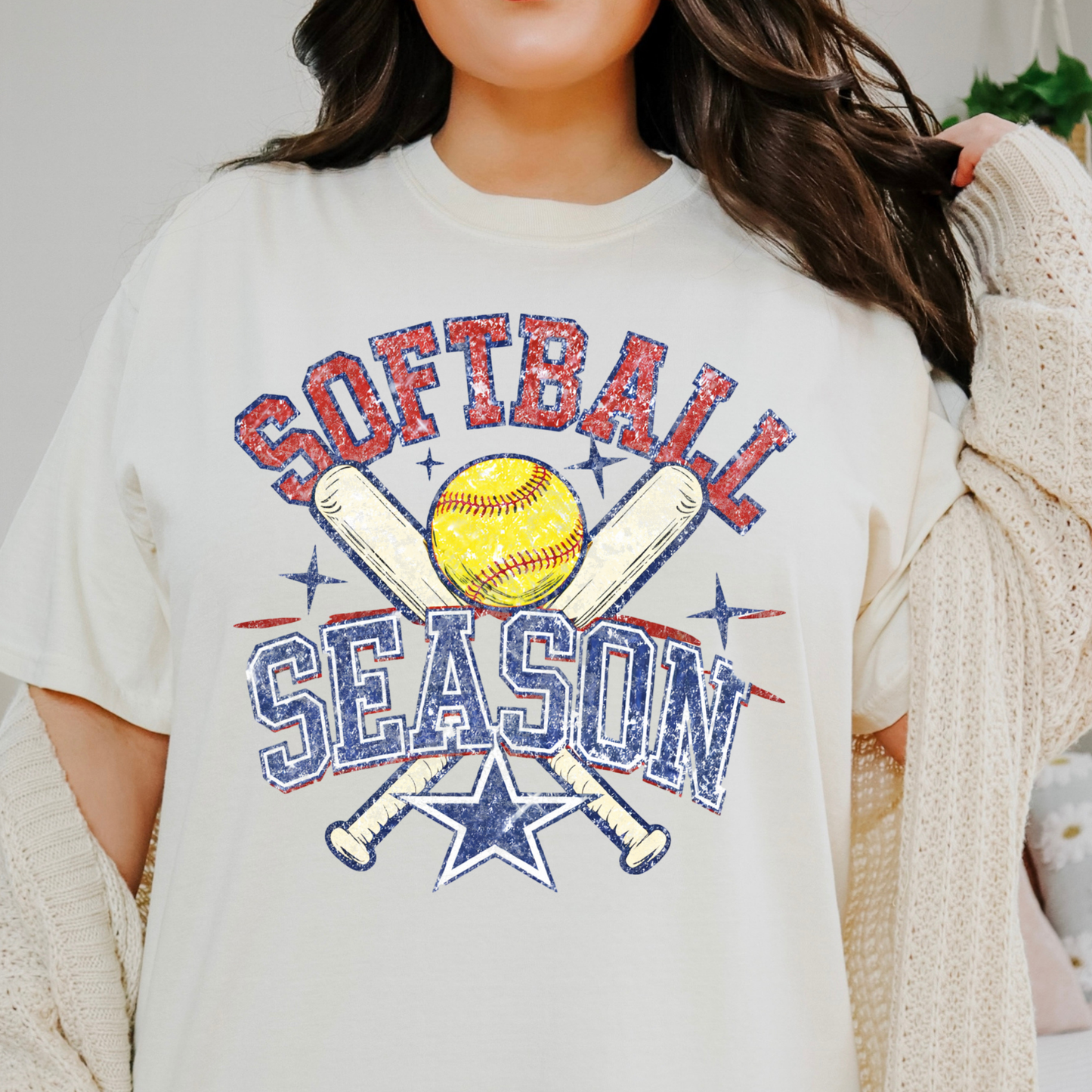 Softball Season Full Color DTF Transfer