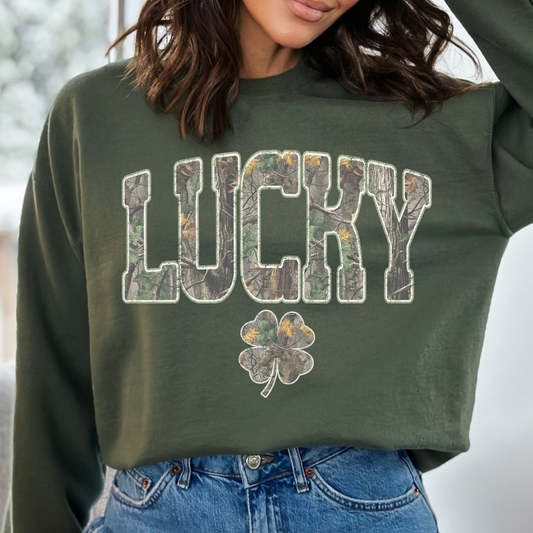 Lucky Camo Full Color DTF Transfer
