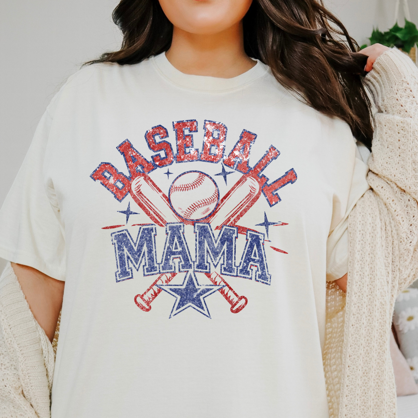 Baseball Mama Full Color DTF Transfer