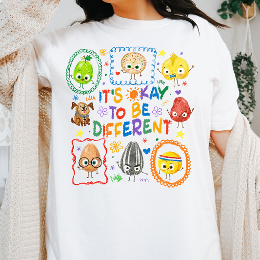 It's Okay TO Be Different Full Color DTF Transfer